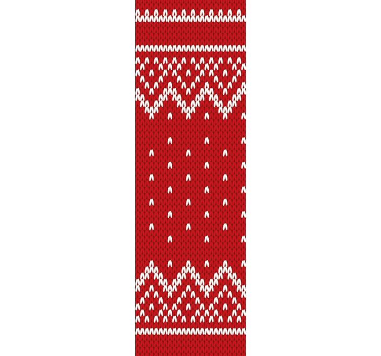 Tipikus karácsonyi minta nappali tapéta - TenStickers