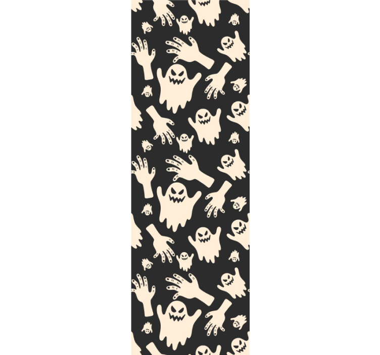 Ijesztő mintás tapéta - TenStickers