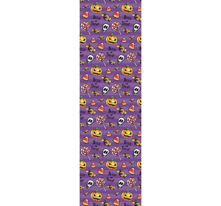 Becsapni vagy kezelni a sütőtök narancssárga tapéta - TenStickers