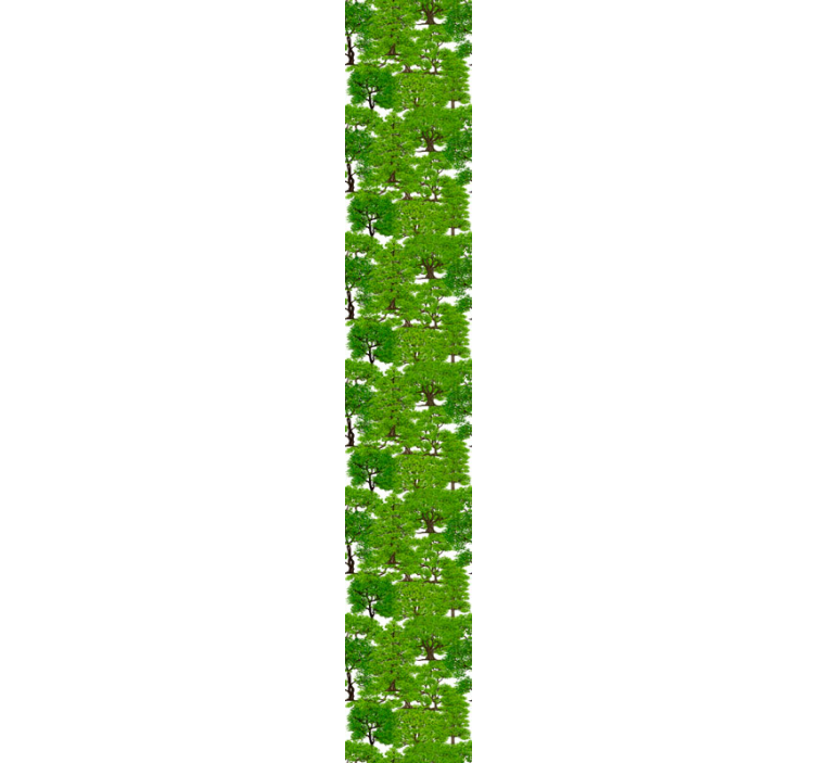Zöld erdő fákkal tapéta - TenStickers