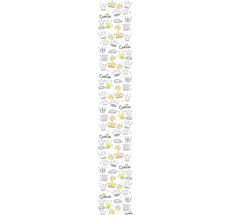 Korona minta kialakítása Gyerekszoba tapéta - TenStickers