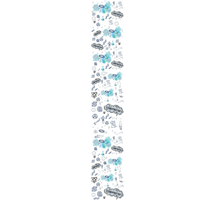 Kémia tini hálószoba tapéta - TenStickers