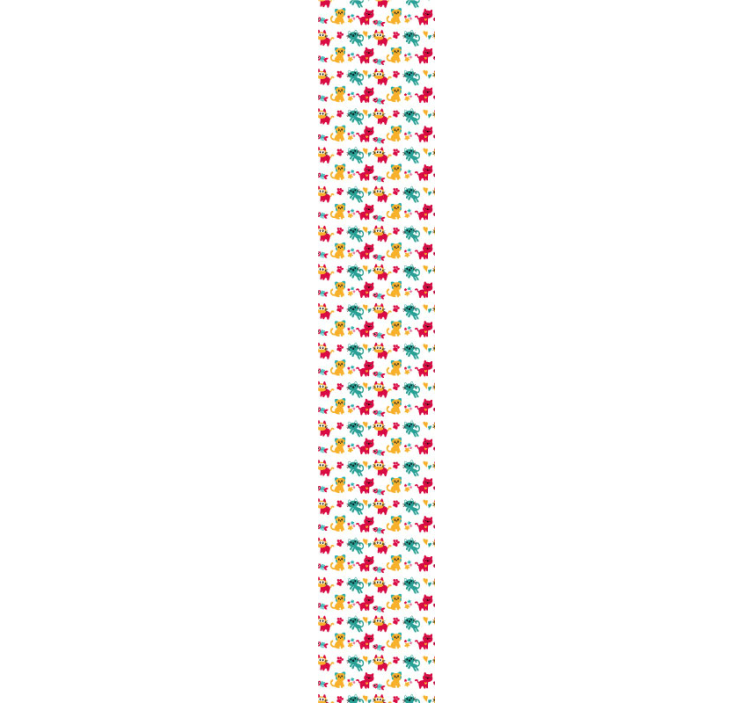 Tapéta többszínű macskák gyermek tapéta - TenStickers