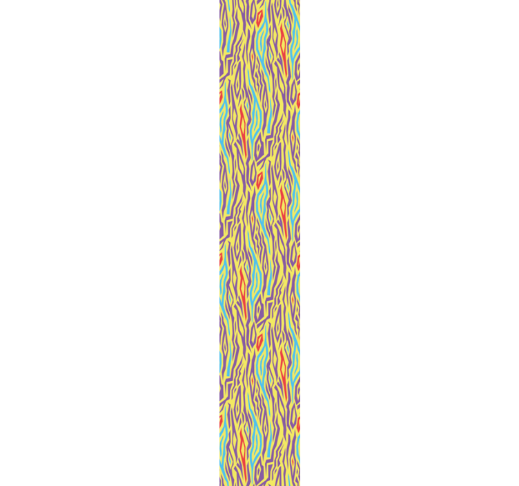 Vintage zebra állat nyomtatott tapéta - TenStickers