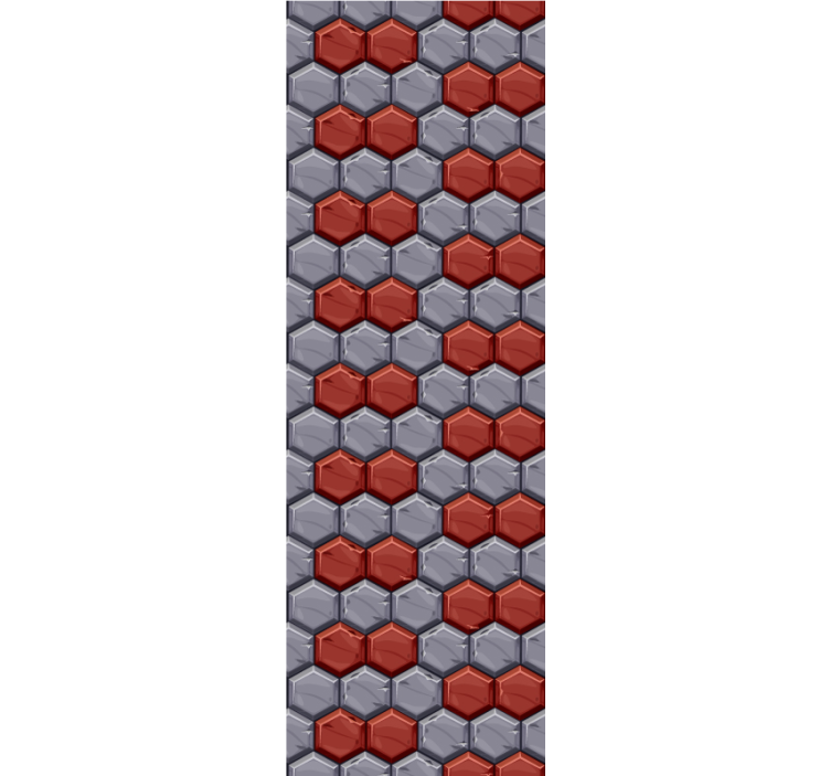 Hatszögletű harmónia Tapéta Geometriai - TenStickers