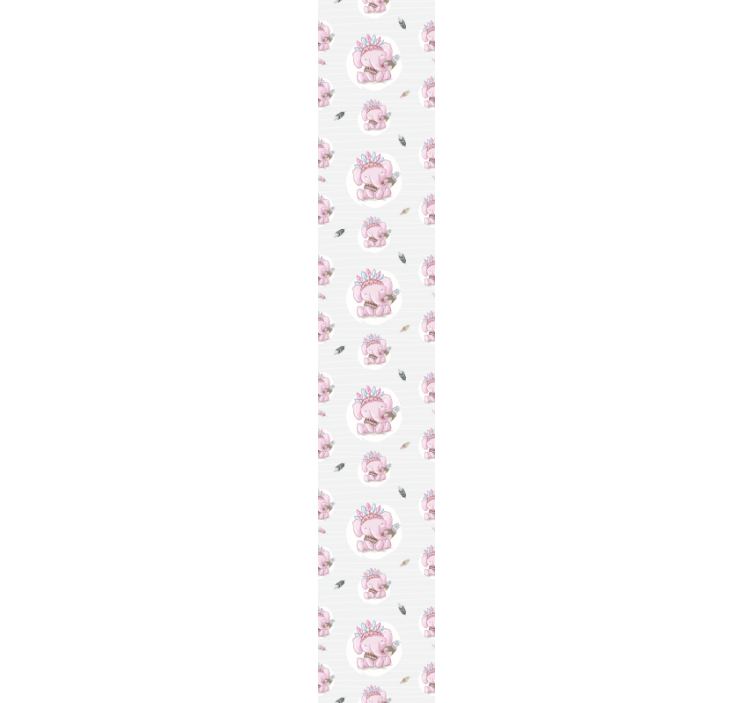 Etnikai elefántok gyermek tapéta - TenStickers