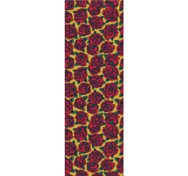 Rózsa mintás kivitel Tapéta Virágok - TenStickers