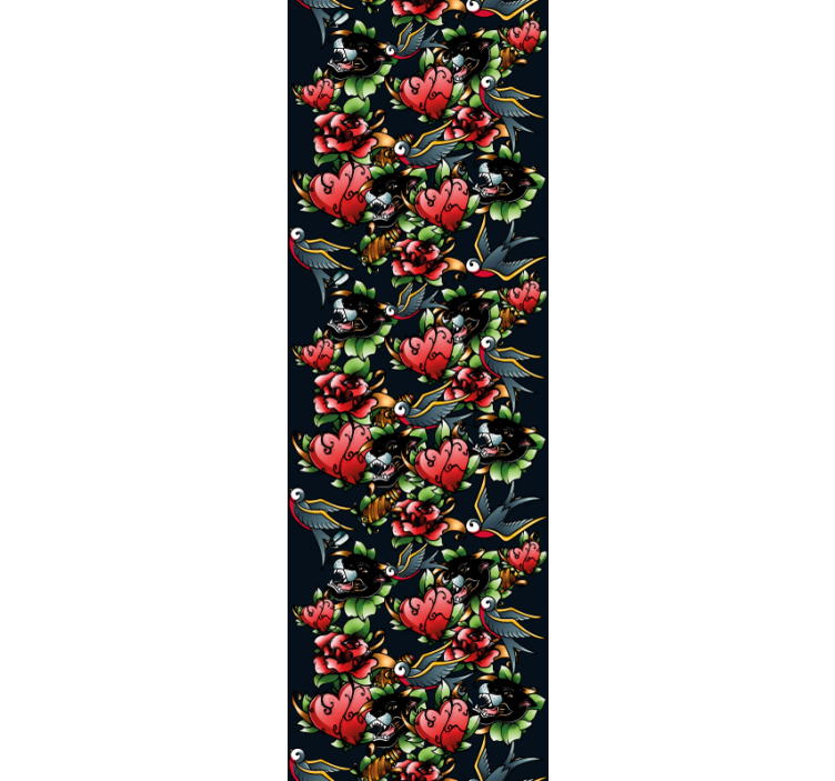 Tetoválás stílusú minta Tapéta Művészet - TenStickers