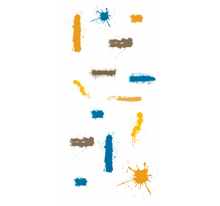 Absztrakt festékvonások Tapéta absztrakt - TenStickers