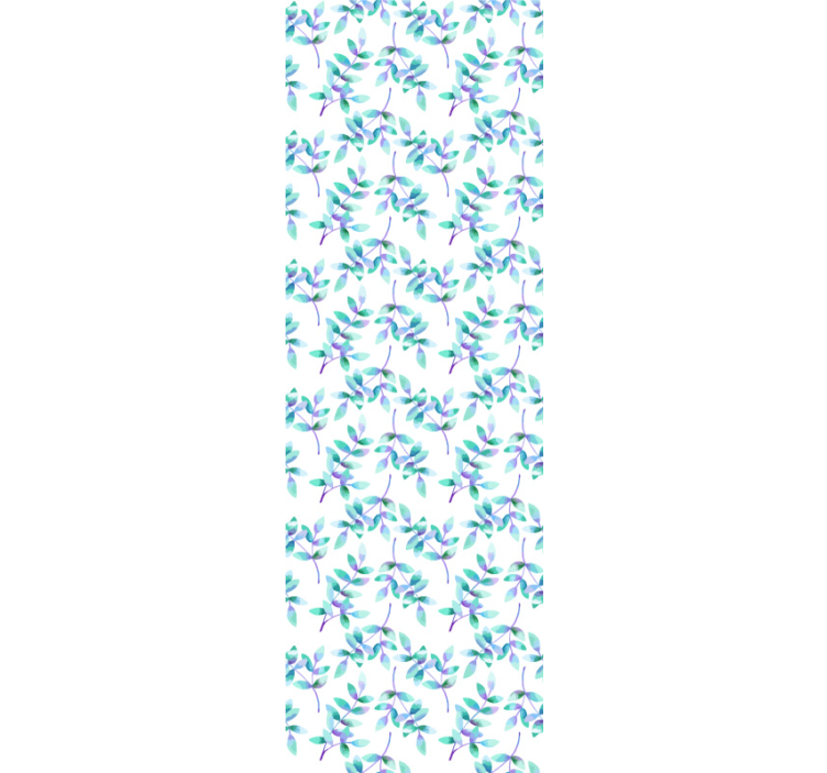 Botanikai zöld design Tapéta levelek - TenStickers