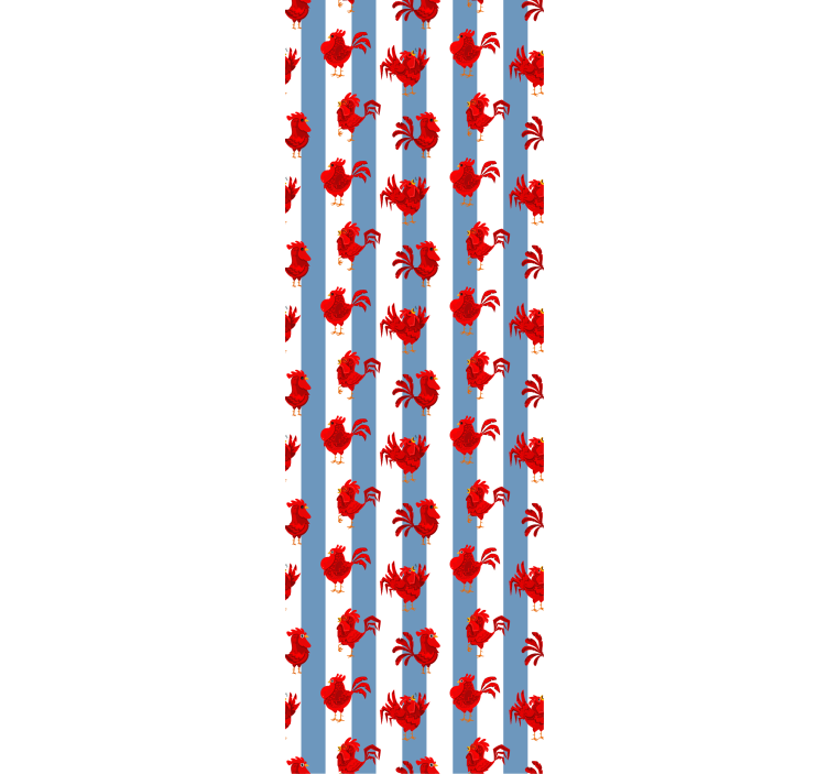 Homár csíkos minta Allati tapéta - TenStickers