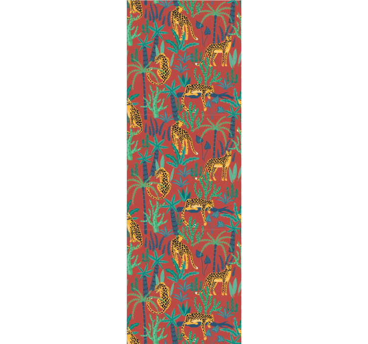 Trópusi dzsungel jelenet Allati tapéta - TenStickers