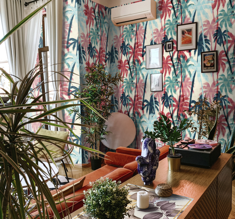 Vibráló pálmatető Esőerdő tapétaek - TenStickers