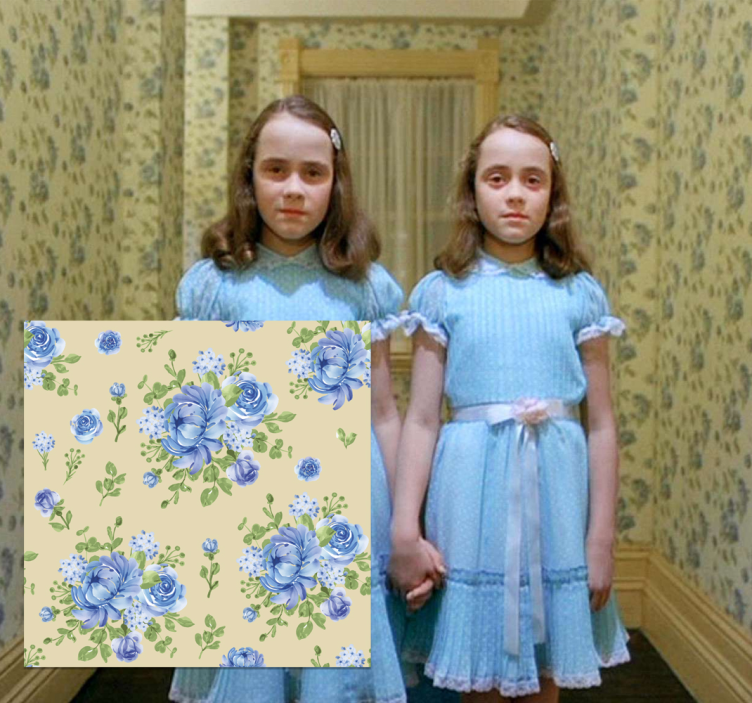 Csillogó előszoba folyosó tapéta - TenStickers