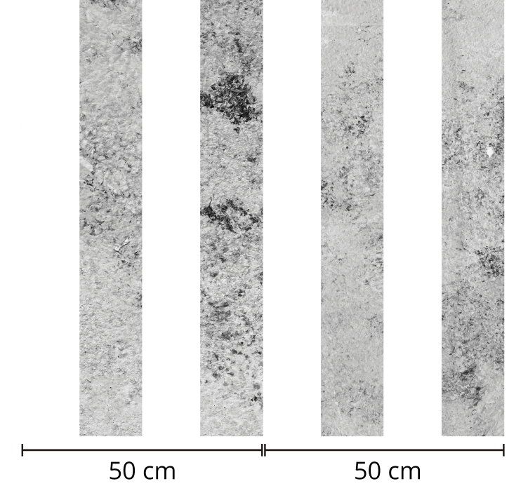 Szürke csíkos beton texturált tapéta - TenStickers