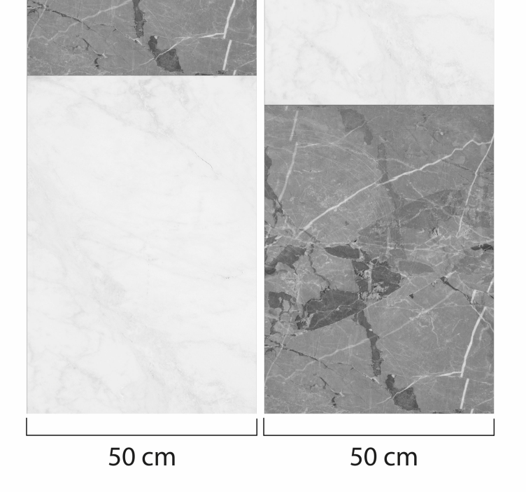 Elegáns szürke erezet Tapéta üveggolyó - TenStickers