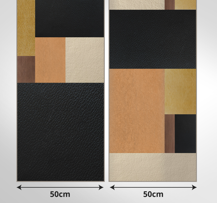 Absztrakt tapéta bőr mozaik - TenStickers