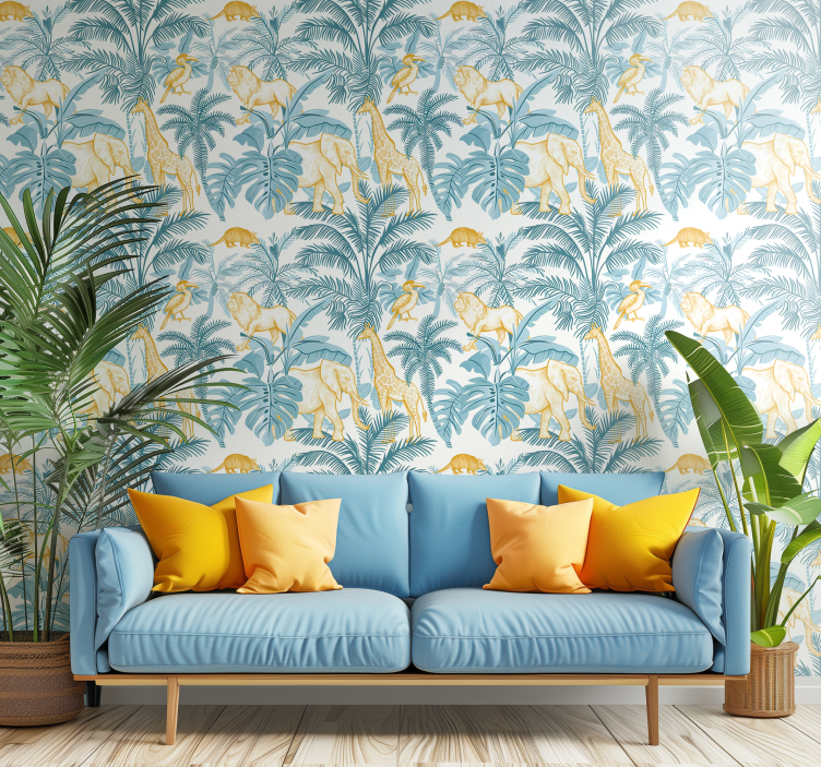 Afrikai minta Állatok tapéta - TenStickers