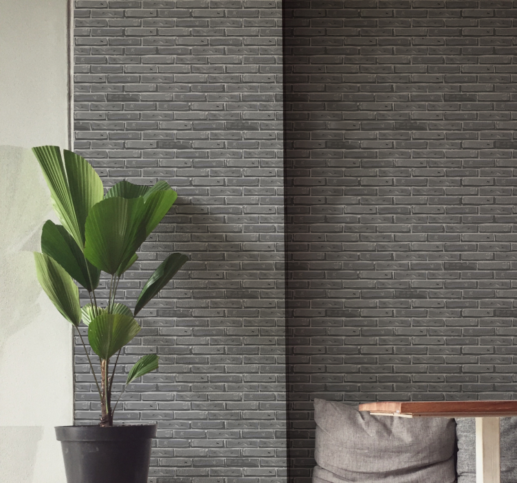 Az árnyékban tégla tapéta - TenStickers