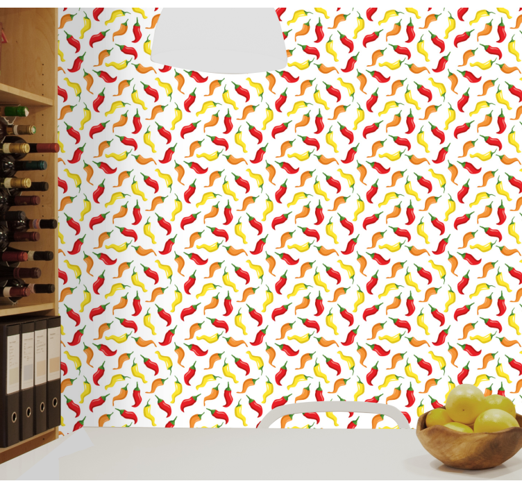 Chili paprika minta Tapéta Természet - TenStickers