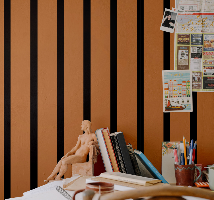 Csíkos kivitel Csíkos tapéta - TenStickers