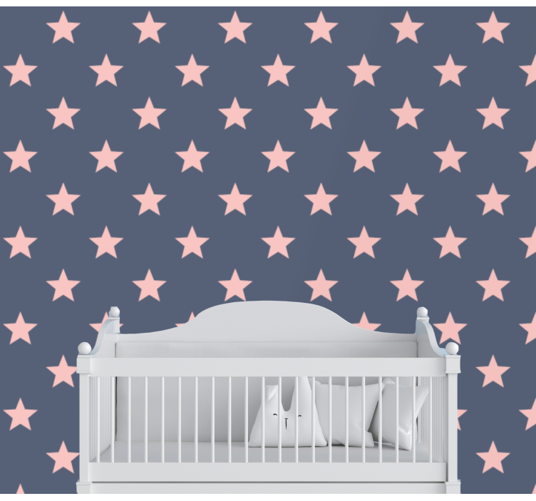 Csillagos éjszaka minta Tapéta Csillagok - TenStickers