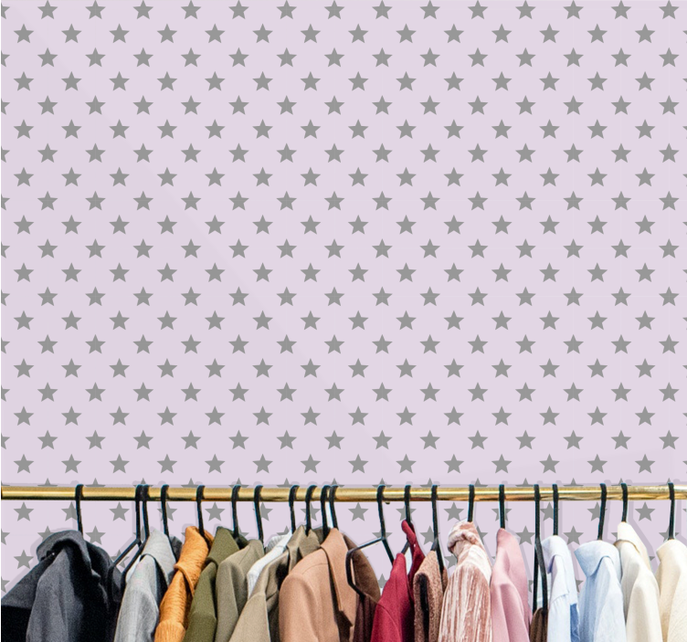 Csillagos minták Tapéta Csillagok - TenStickers