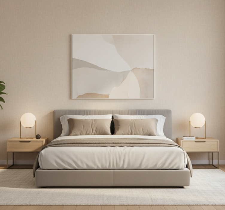 Egyedi textúra háttérkép bézs vonalas mintával - TenStickers