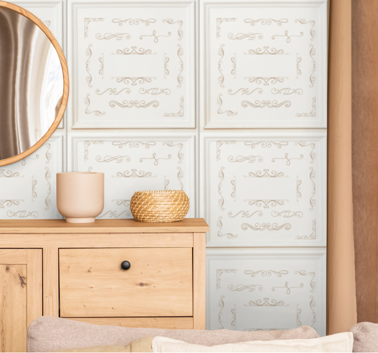 Elegáns díszes dizájn Tapéta csempék - TenStickers