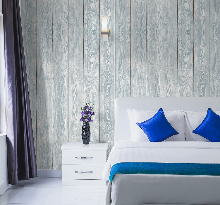 Elegáns fa panel hatás Tapéta faipari - TenStickers