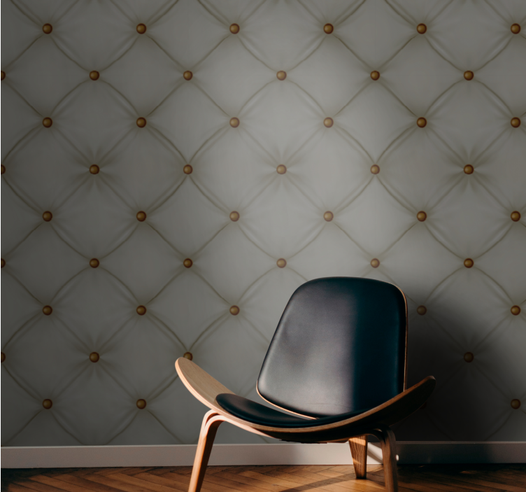 Szürke párnázott minta - egyedi textúra háttérkép - TenStickers