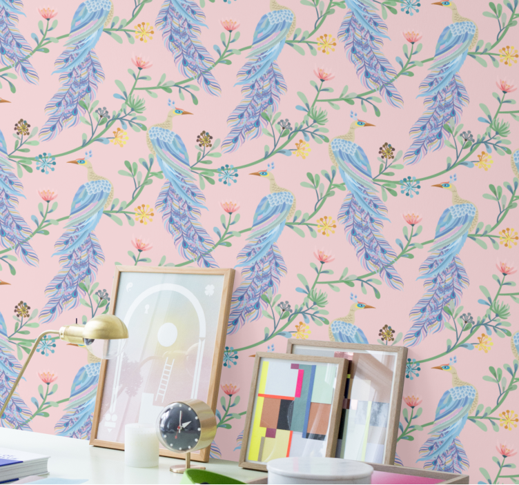 Elegáns tollas lények Tapéta madarak magyarország - TenStickers