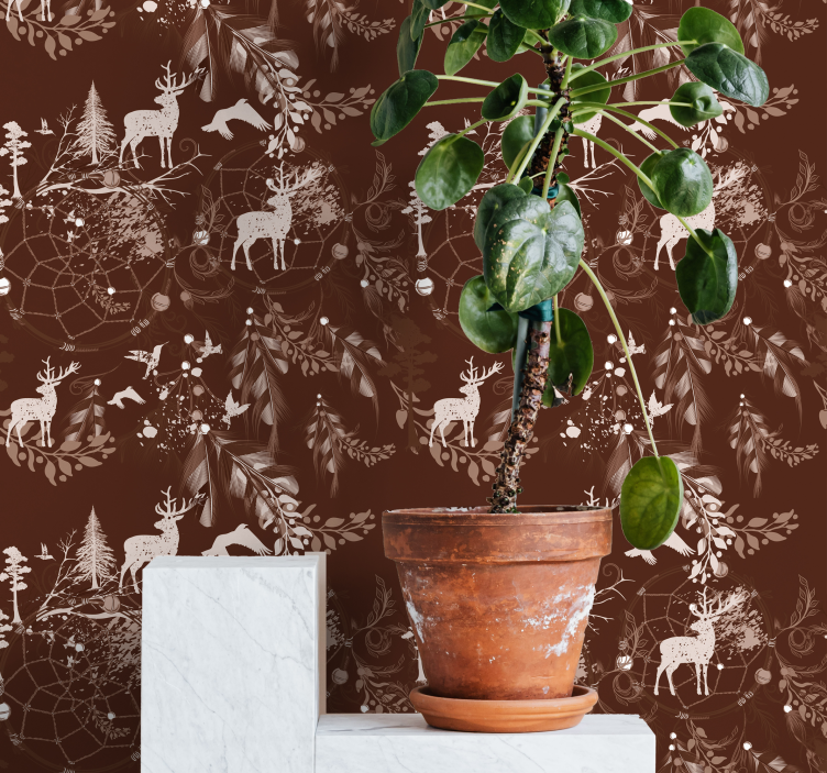 Erdei lények Allati tapéta - TenStickers