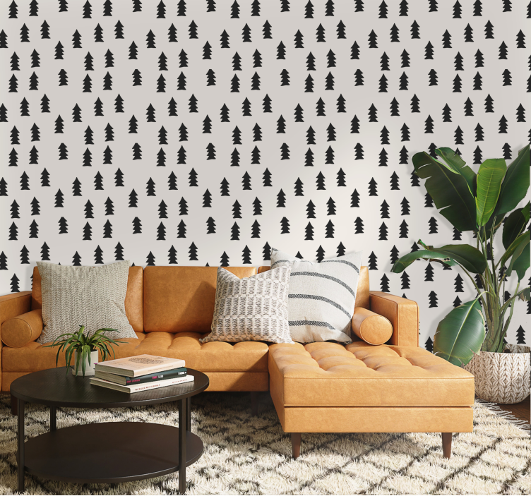Fák mintás természet tapéta - TenStickers