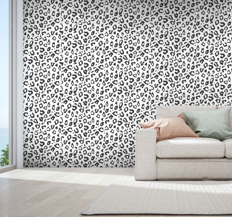 Fekete leopárd állat tapéta - TenStickers