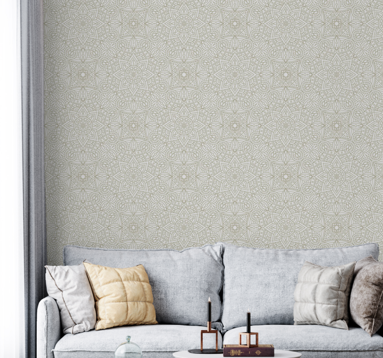 Geometriai mandalák Tapéta Díszítő - TenStickers