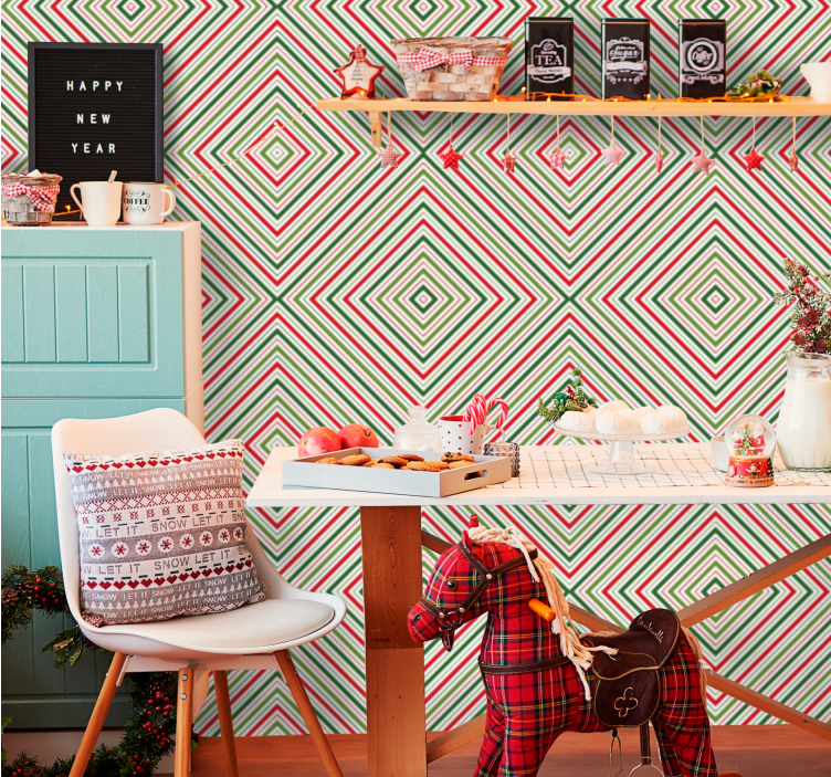 ünnepi terek Tapéta Karácsony - TenStickers