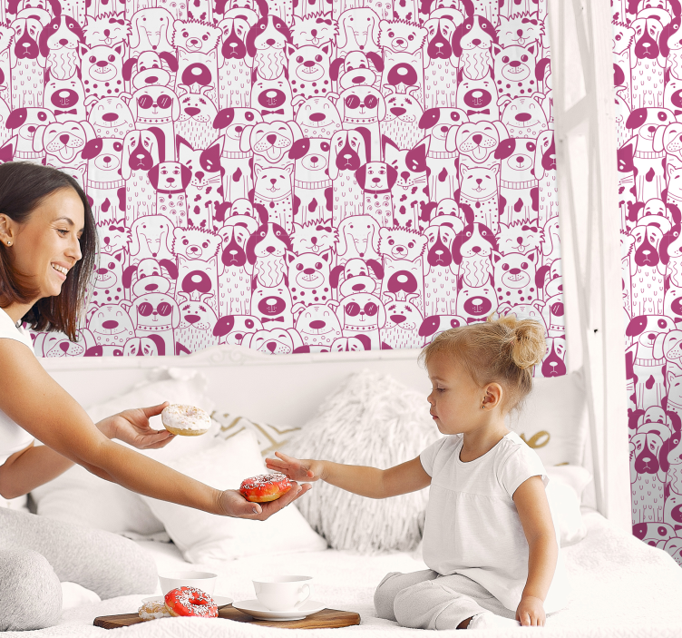 Kutya karakterek minta Tapéta Kutya Tapéták - TenStickers