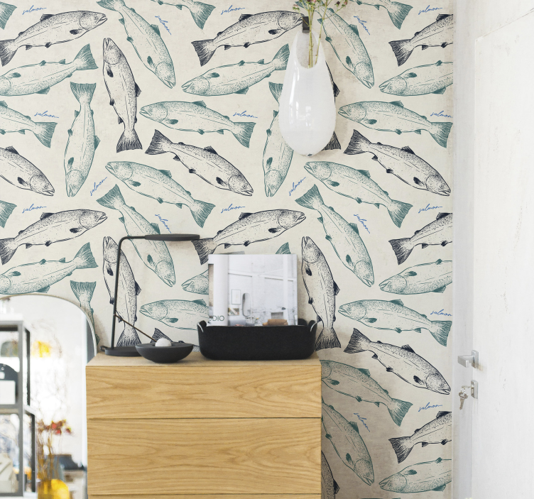 Lazac hal állat tapéta - TenStickers