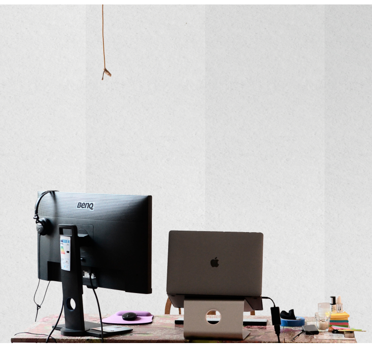 Minimalista munkaterület Tégla tapéta - TenStickers