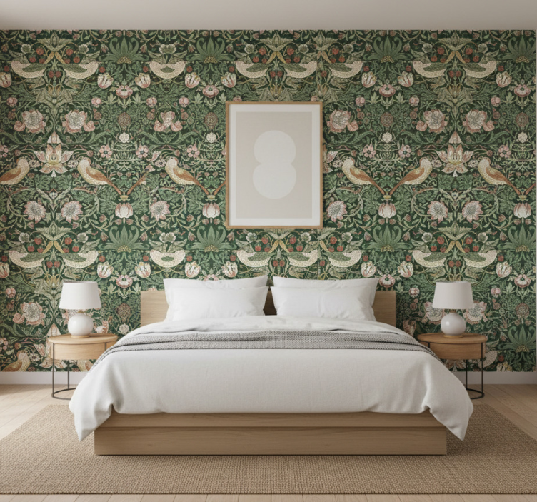 Morris stílusú madarak tapéta magyarország - TenStickers