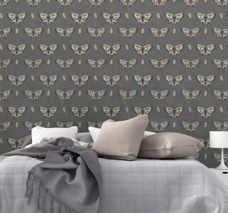 Pillangó minta egyszerűsége Tapéta pillangó - TenStickers