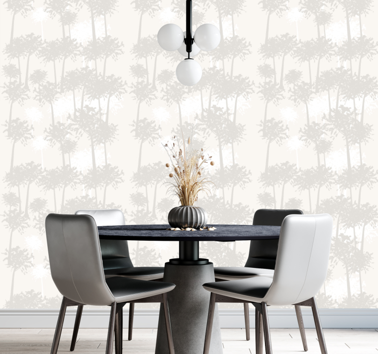 Sziluett erdő Tapéta Fa tapéta - TenStickers