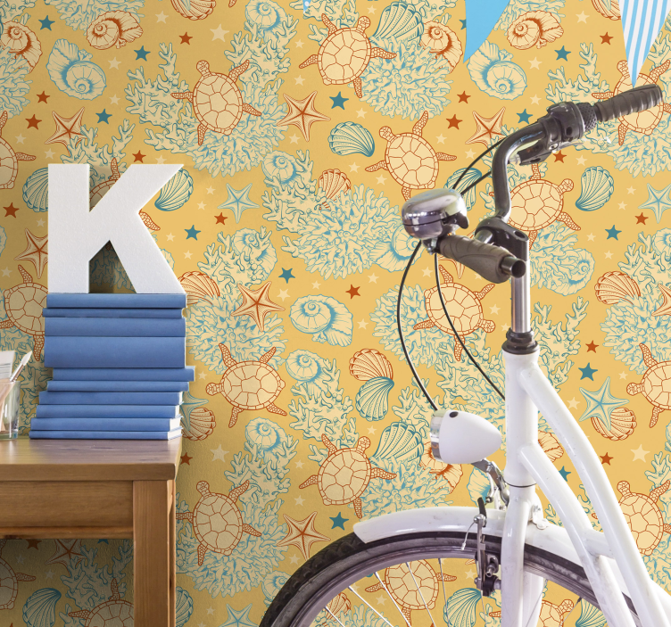 Tengeri motívum együttes Tapéta halak - TenStickers