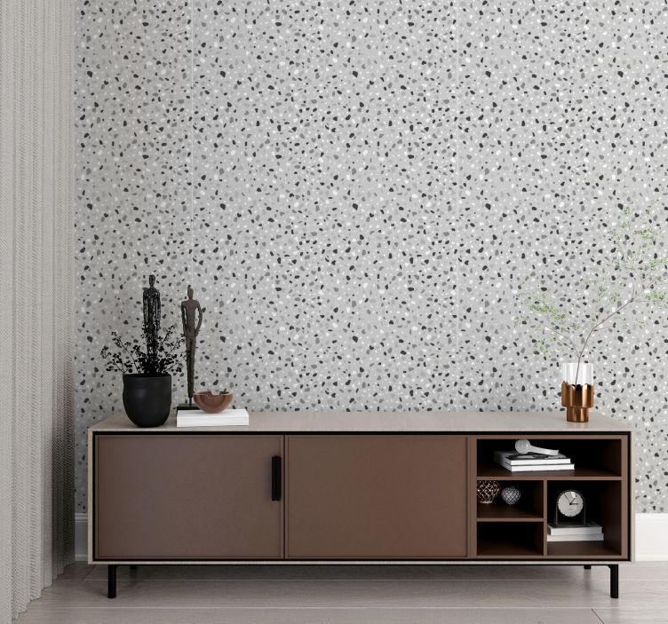 Terrazzo ihlette Egyedi textúra tapéta - TenStickers