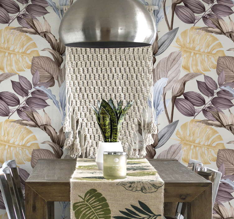 Trópusi növények xxl leveles tapéta - TenStickers