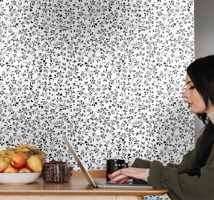 Virágos bonyodalmak Tapéta Virágok - TenStickers