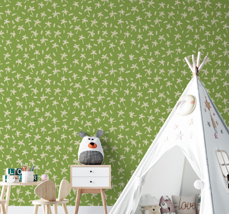 Virágzöldség Tapéta levelek - TenStickers