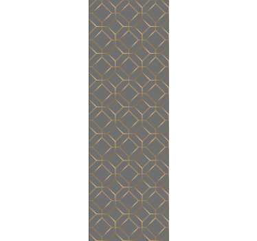 Hexagonális arany mintás geometrikus tapéta - TenStickers