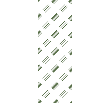 Zöld és fehér modern dizájn tapéta modern - TenStickers
